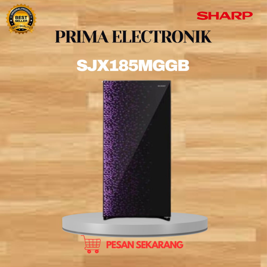 KULKAS SHARP 1 PINTU SJX185MGGB 128L/SJX-185-MGGB/SJX-185MGBB/SJX 185 MGGB/SJX 185MGGB/SHARP KULKAS 