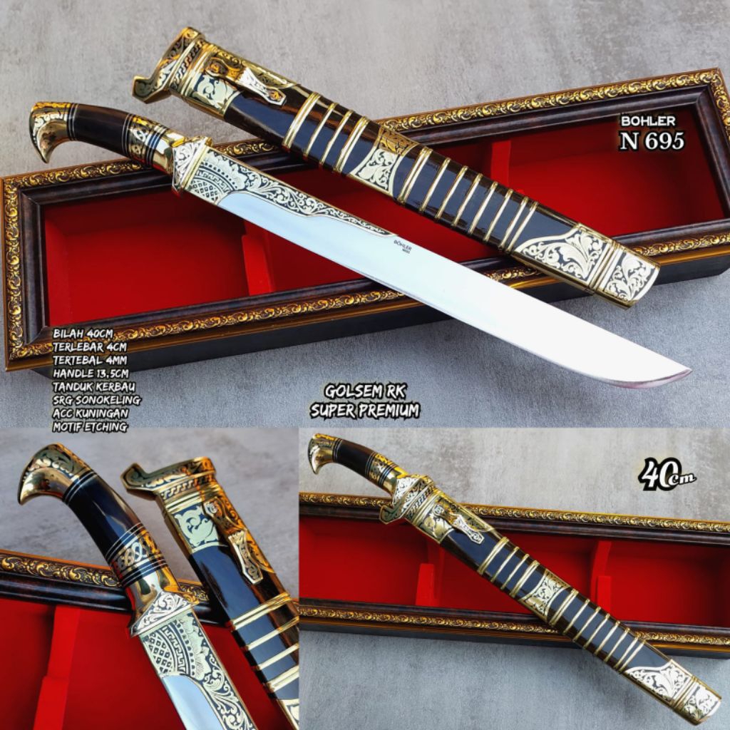 PISAU SEMBELIH BAJA BOHLER N695 ASLI CIBATU 40 CM