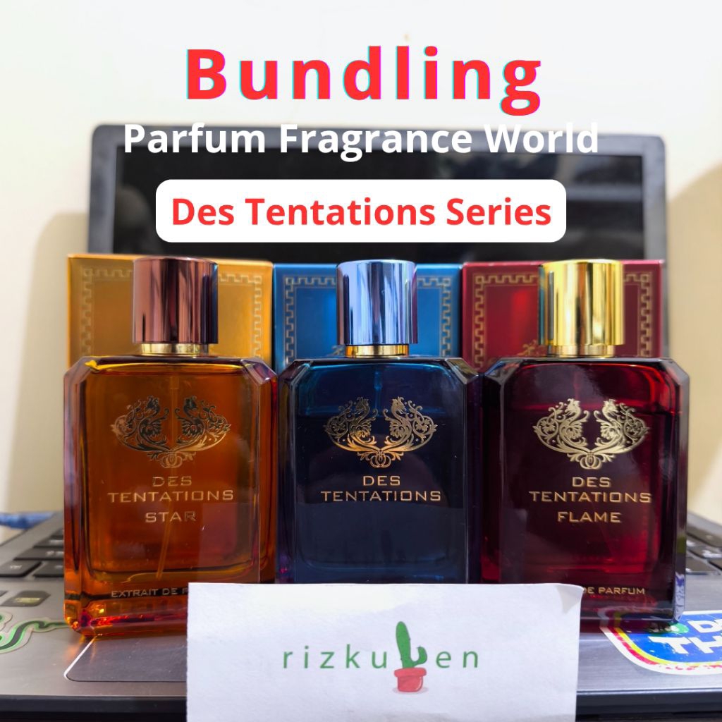 Decant Parfum Bundling Fragrance World - Des Tentations Series
