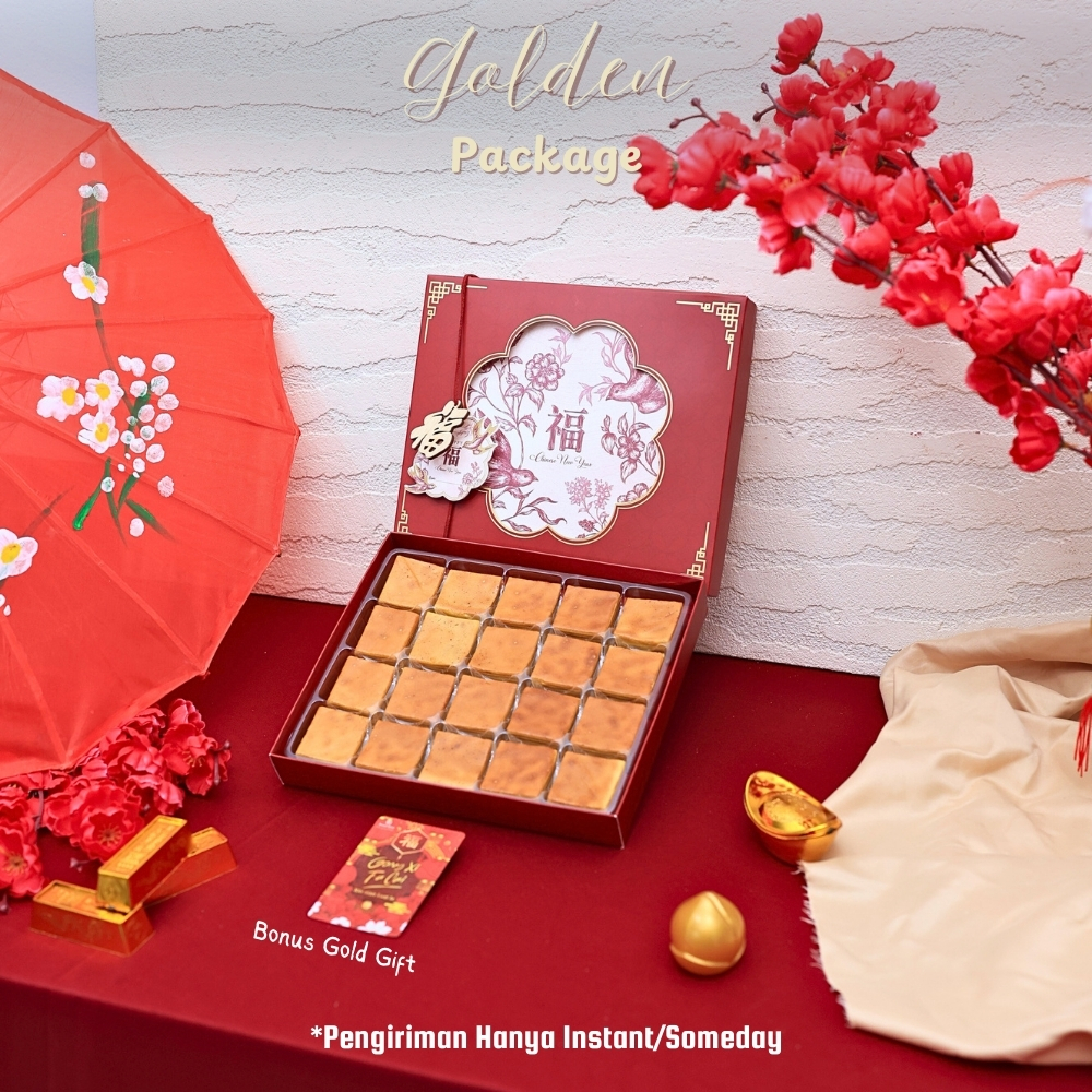 Lapis Legit Wisman Sekat/Gift Edisi Imlek "Golden Package"