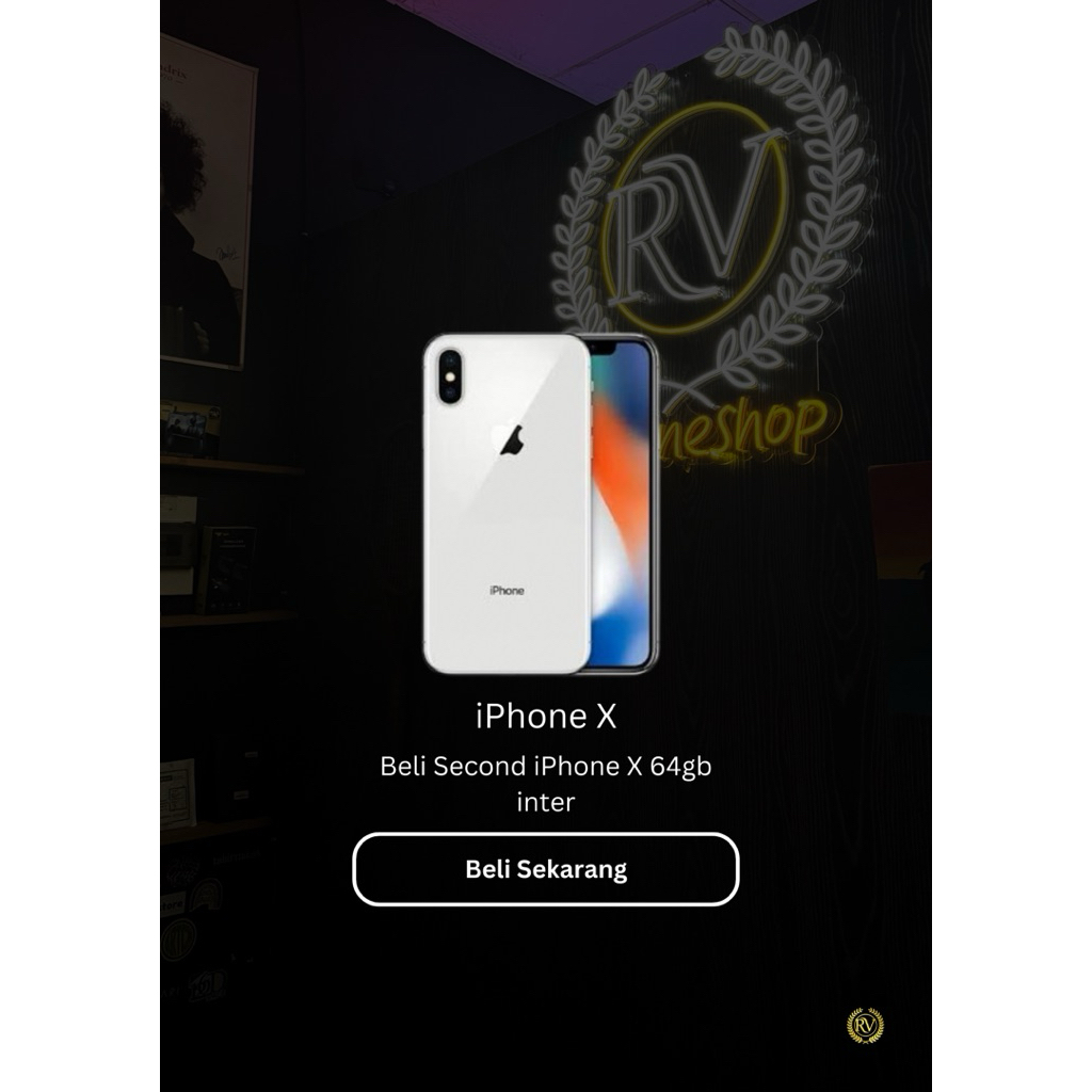 second iPhone x 64gb inter