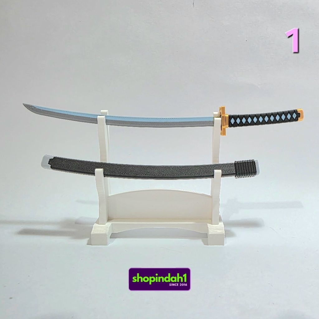 [Baca deskripsi] Nichirin blade demon slayer kimetsu no yaiba Kanroji Mitsuri plastic Tokito Muichir
