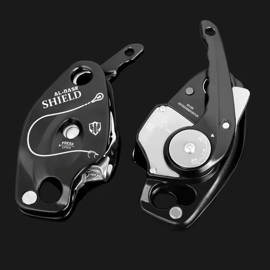 climbing descender auto stop xinda shield