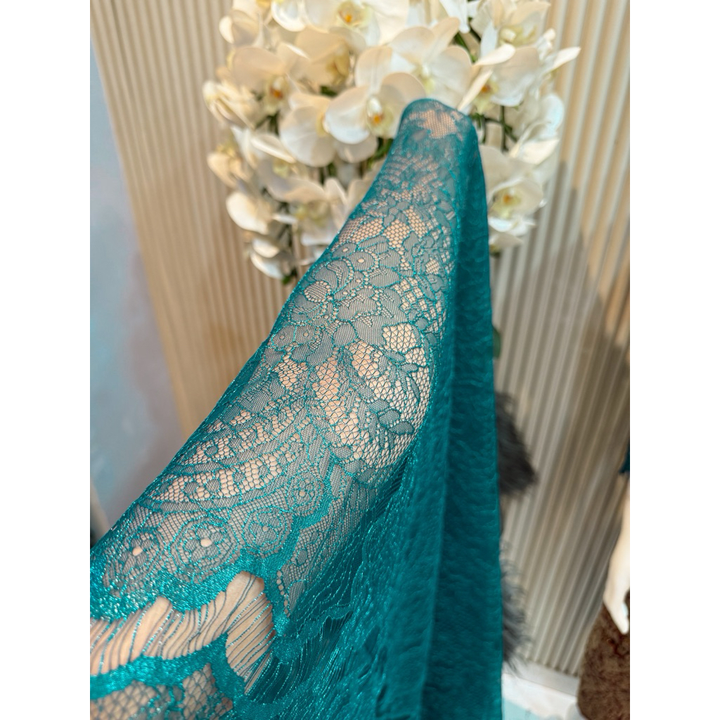 kain kebaya Santili metalik shimer ( kain lembaran )