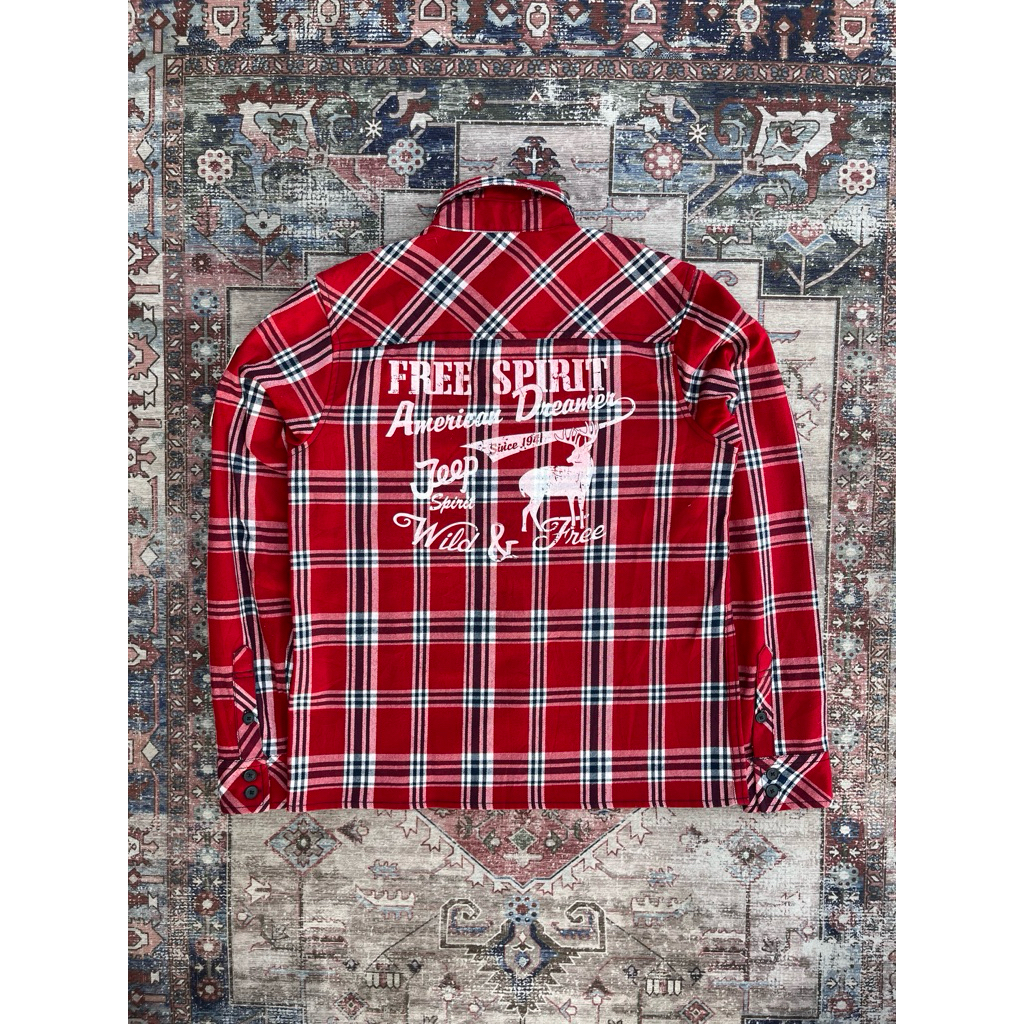 Kemeja Flanel veterano 349Second