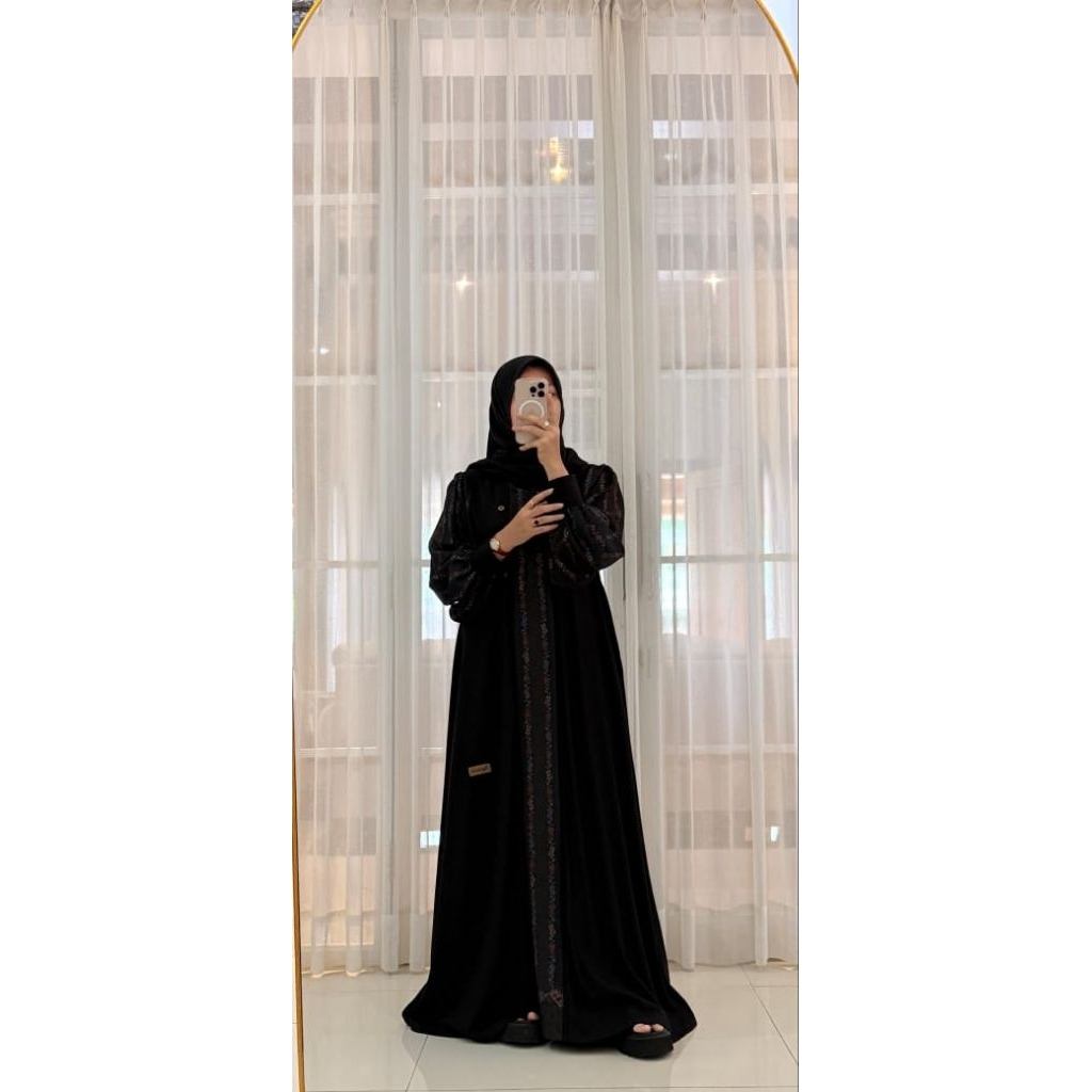 DRESS LENGAN MOTIF BALON #TwillUniqlo#GamisTwill