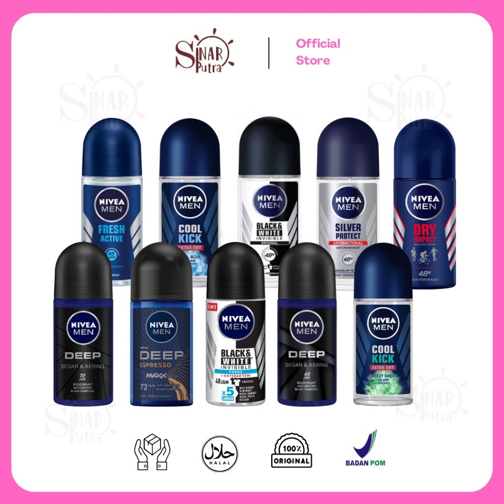 [50ml] Nivea Men Roll On