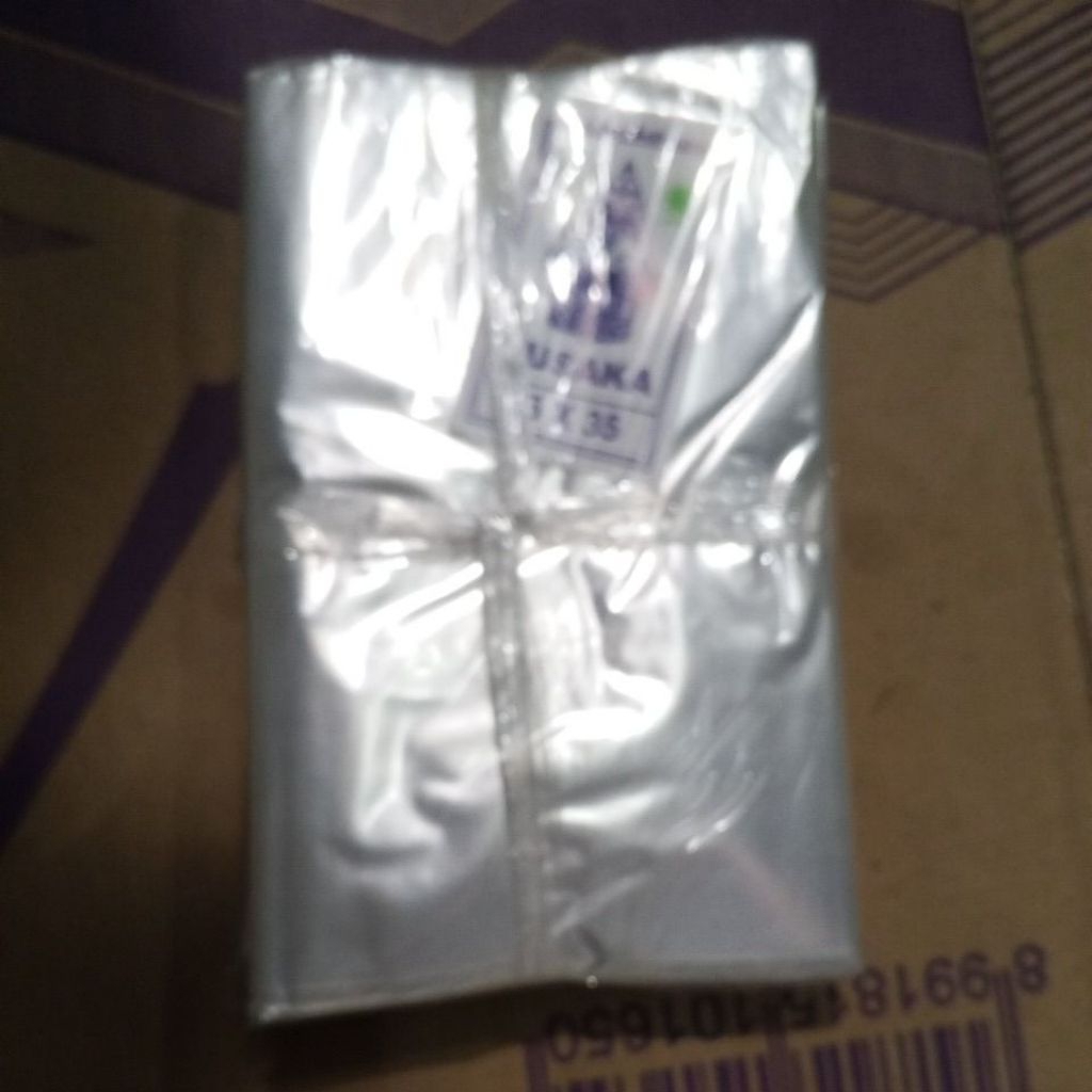 plastik tipis pusaka/plastik tahu ukuran 15x35
