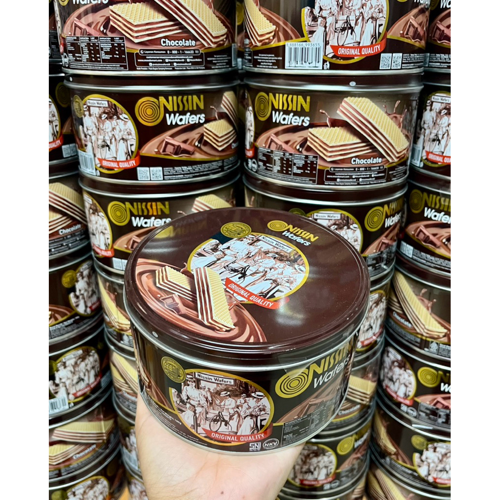 NISSIN WAFER 200gr/WAFER NISSIN BULAT/WAFER NISIN KECIL/NISSIN WAFER COKLAT