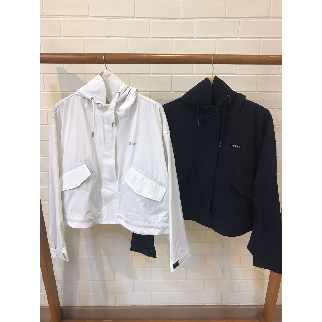 Jacket Ladies Esprit Plain Hoodie 123603 - Jaket Wanita Fashion Casual & Stylish - MODE FO