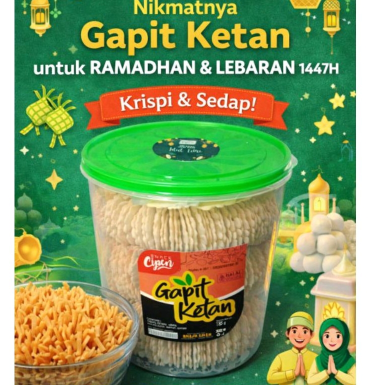 Gapit Ketan Toples 3L