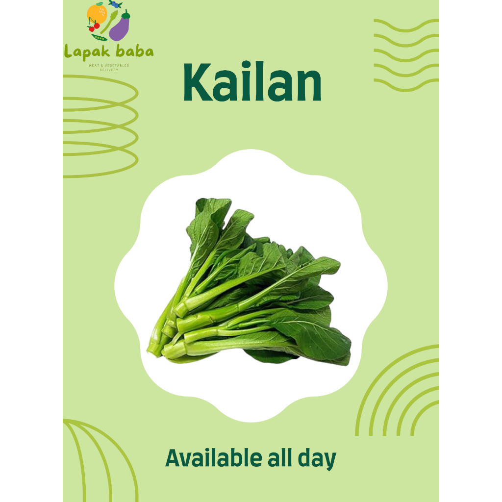 Sayur kailan segar