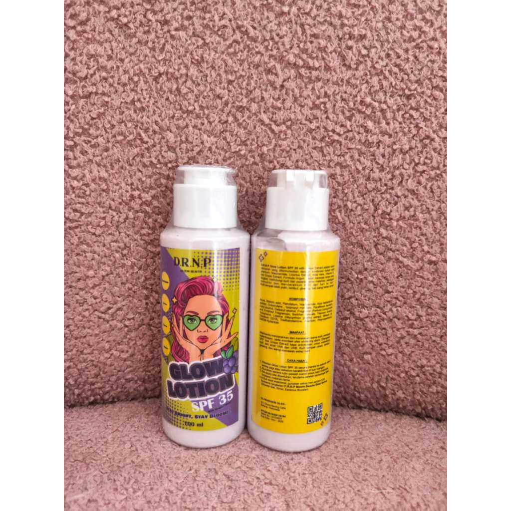 D.R.N.P Glow Lotion SPF 35 Niacinamide 100ml isi 2
