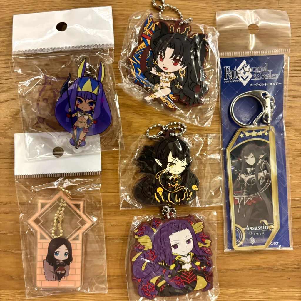 FGO Fate Grand Order Keychain Standee Semiramis, Ishtar, Medusa, Nitocris, Da Vinci