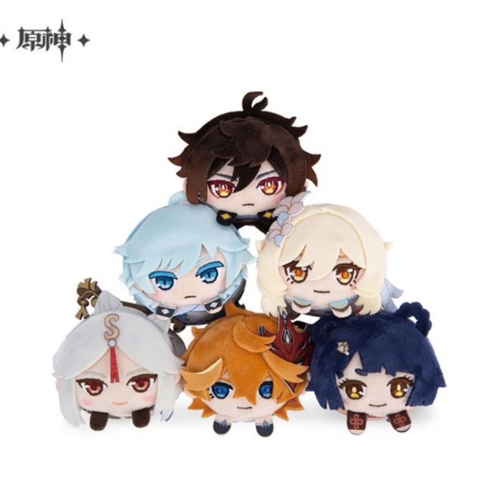 [READY STOCK JUAL RUGI] Official Blind Box Genshin Impact Mochikororin Plush Mascots, Volume 2