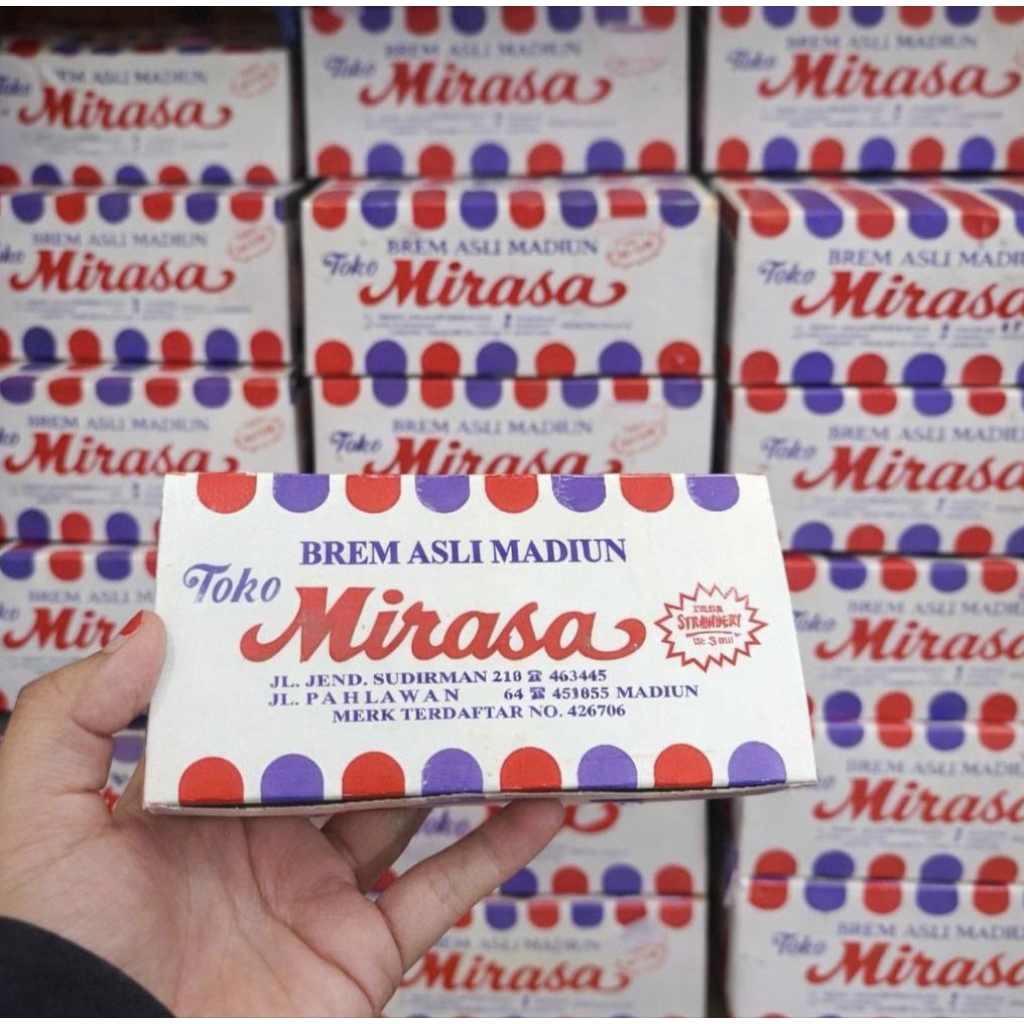 Brem MIRASA Asli Madiun isi 3 pcs kemasan kecil, Brem Madiun