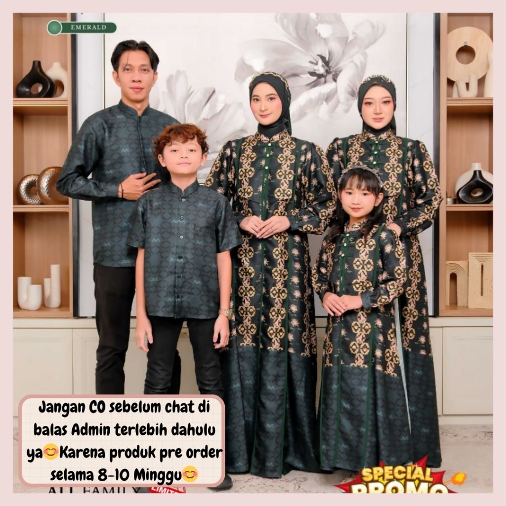 Asmaraloka sarimbit lebaran 2026 by Myzta OPEN PRE ORDER (READY MARET 2026) Family set couple keluar