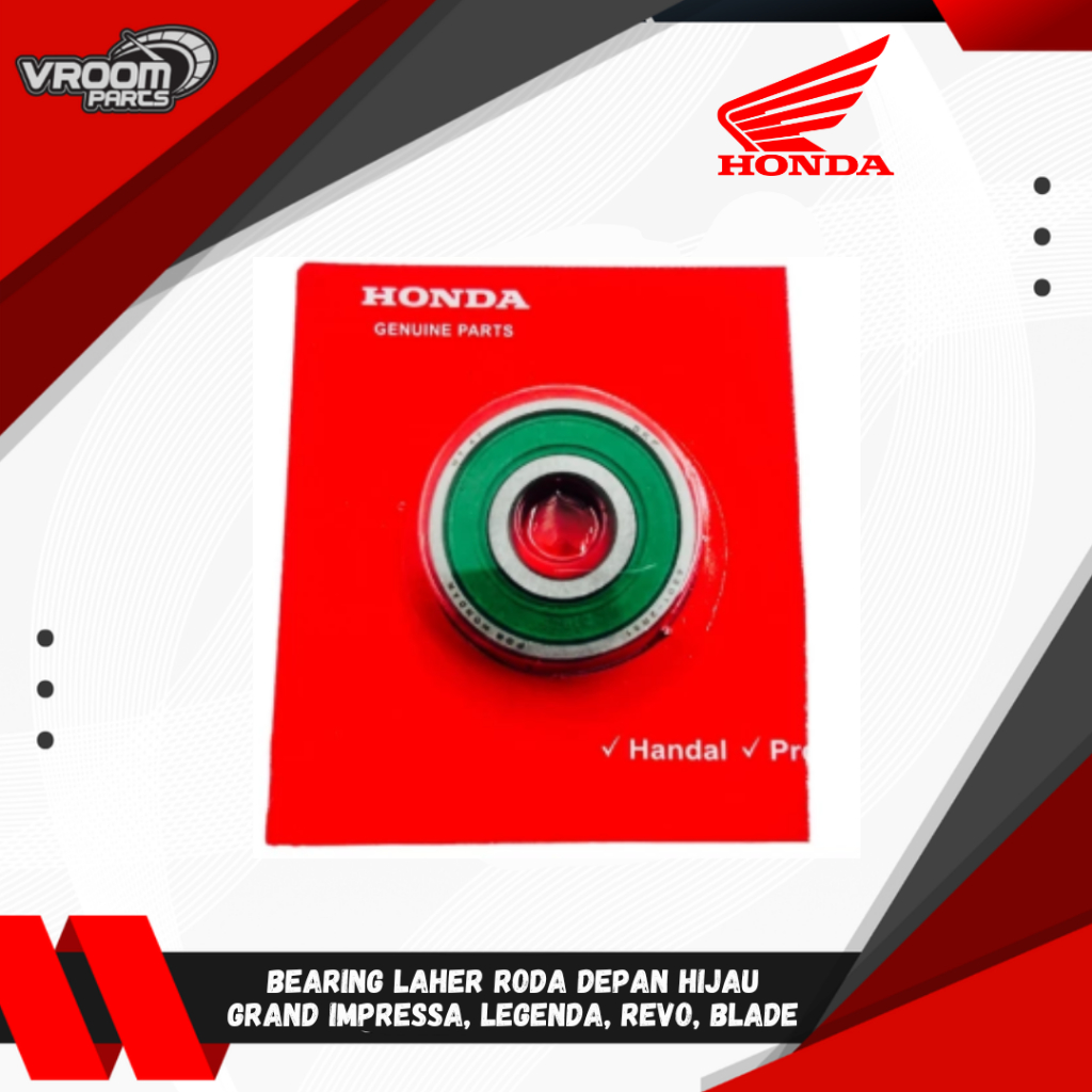 BEARING LAHER RODA DEPAN HIJAU 6201 RS PRESS ALF62-01RS 6201U L AHB6201RS LF6201 HB6201RS (1PC)