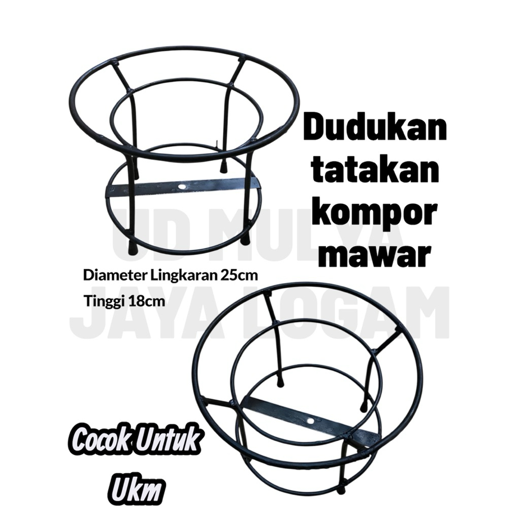 Tatakan Kompor Semawar / Dudukan Kompor Mawar / Rangka Kompor Semawar Dudukan kompor semawar tungku 