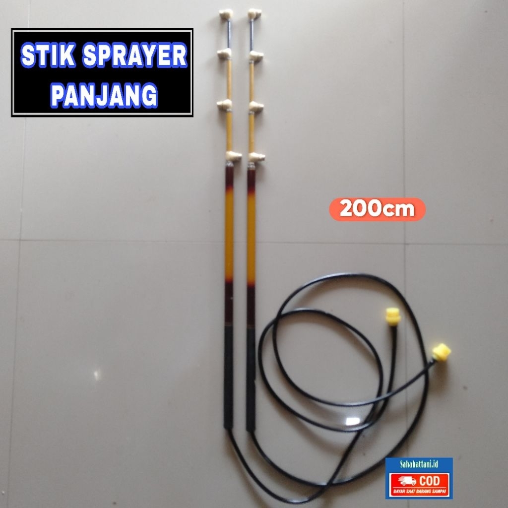 Stik sprayer panjang 2meter nozzle kabut 2,3,4,5,mata