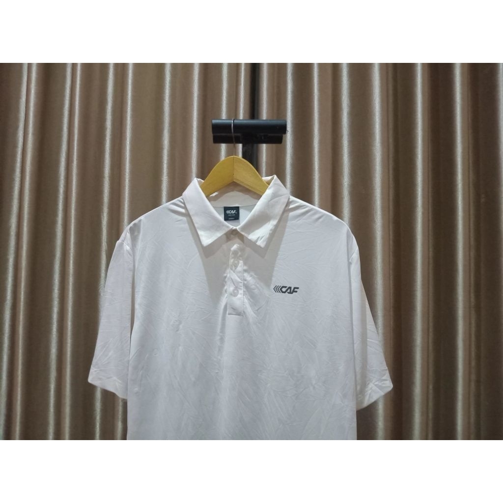 LECAF POLO SHIRT DRY-FIT WHITE