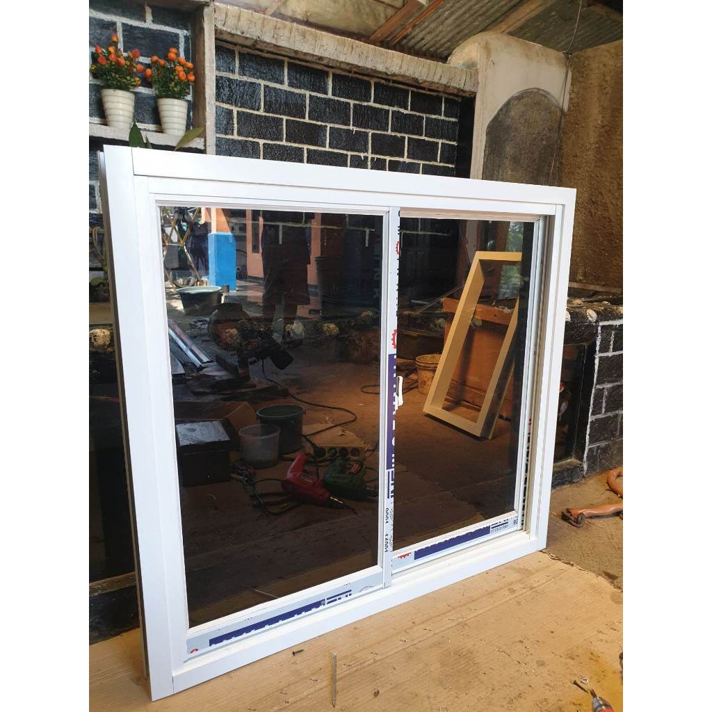 Jendela Sliding Aluminium 100x100 | Jendela Geser Aluminium 100x100