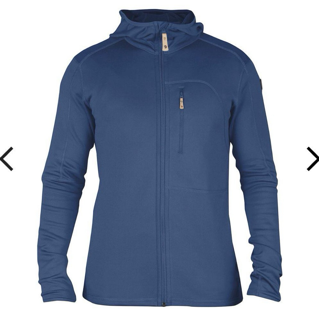 Jacket Fjallraven Keb Fleece Hoodie Classic Color Blueberry Size XL