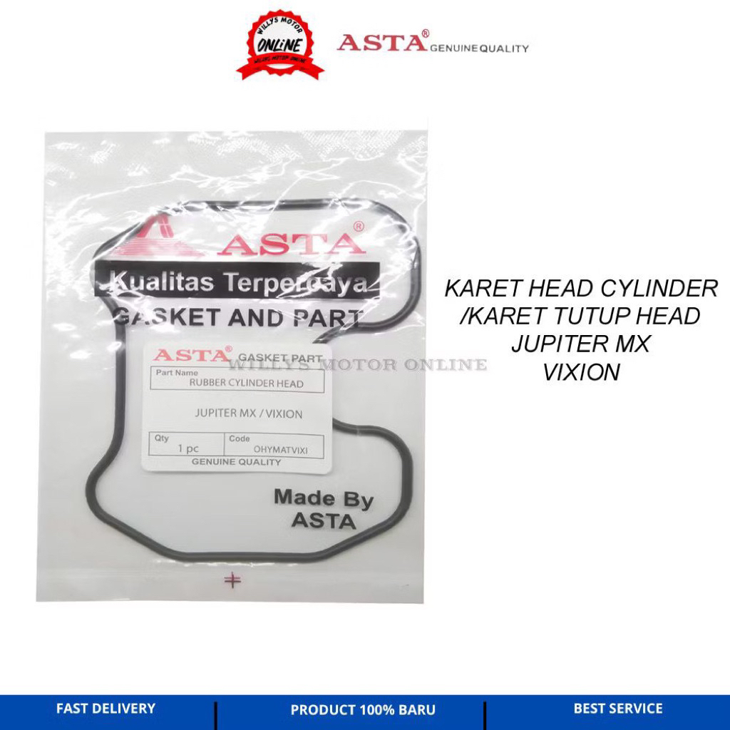 KARET HEAD VIXION JUPITER MX ASTA SIL HEAD CYLINDER VIXION