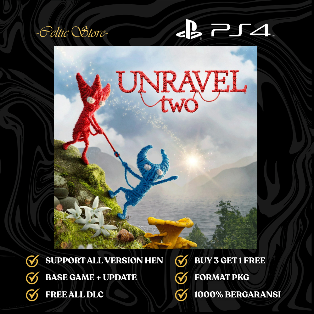 Unravel Two – Game PS4 HEN Digital (Format PKG) | Full Version