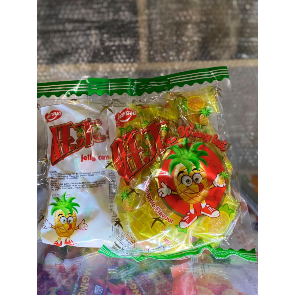 Naraya permen jelly nanas 400gram