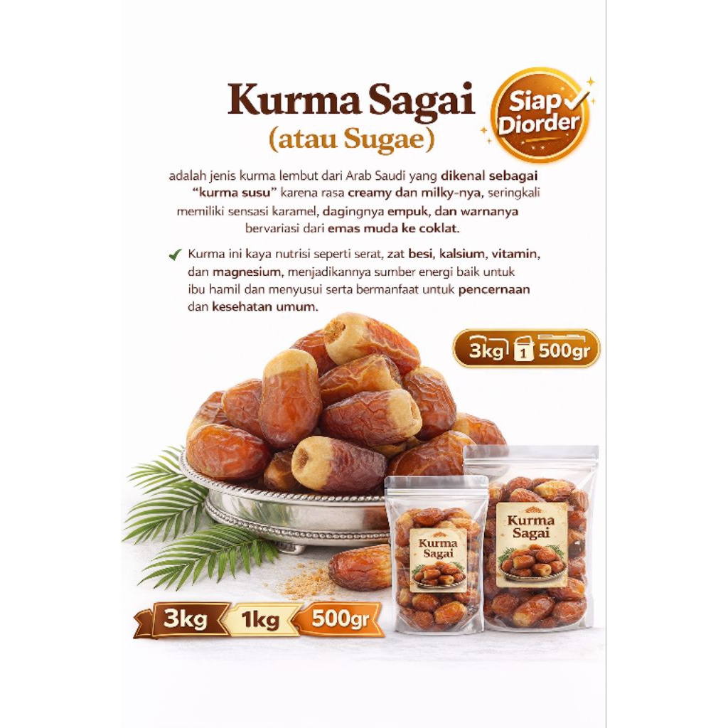 KURMA SAGA'I MADINAH. KURMA SULTAN ARAB