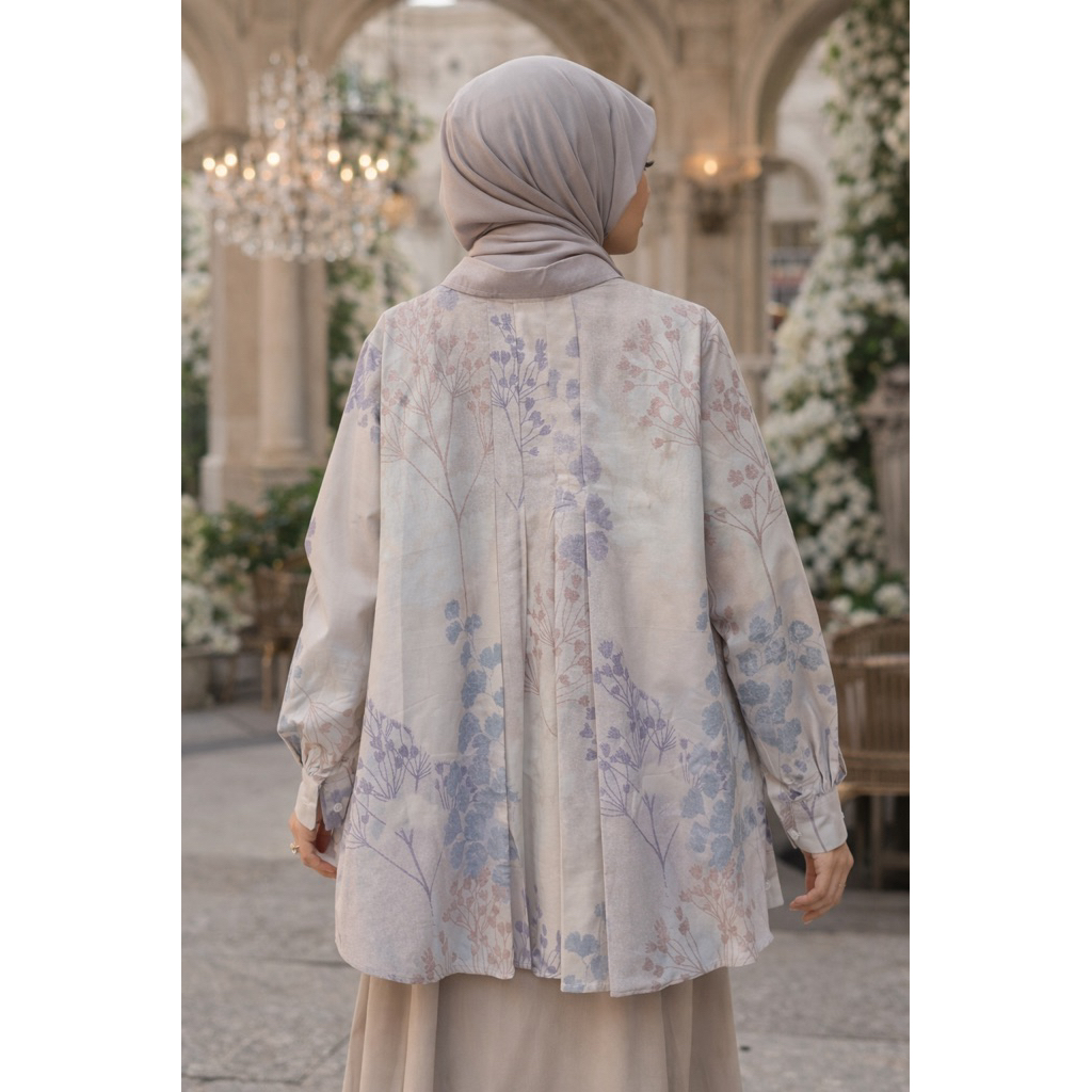 Atasan wanita kemeja katun jepang premium bahan adem dan nyaman