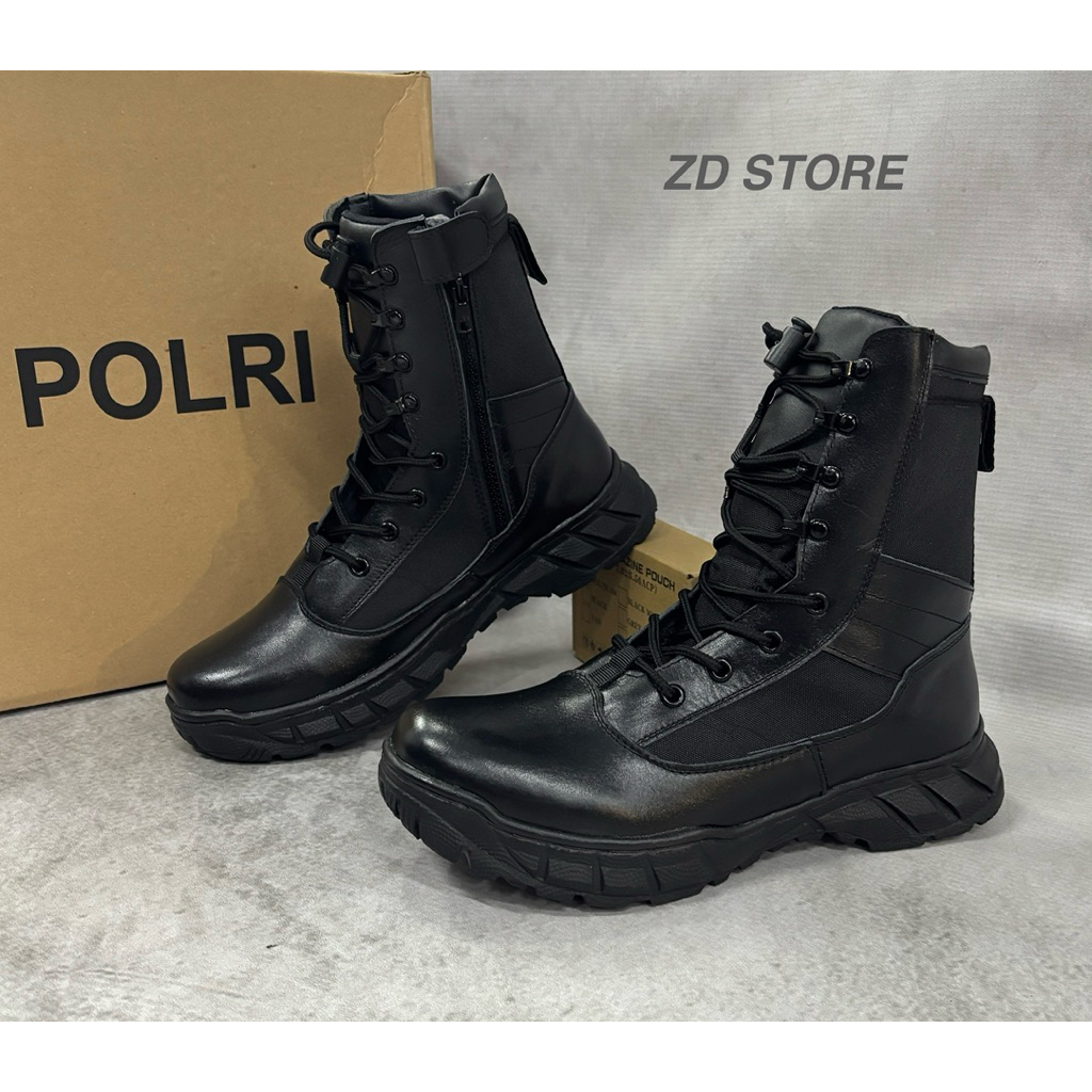 Sepatu PDL POLRI HITAM/Sepatu PDL POLRI