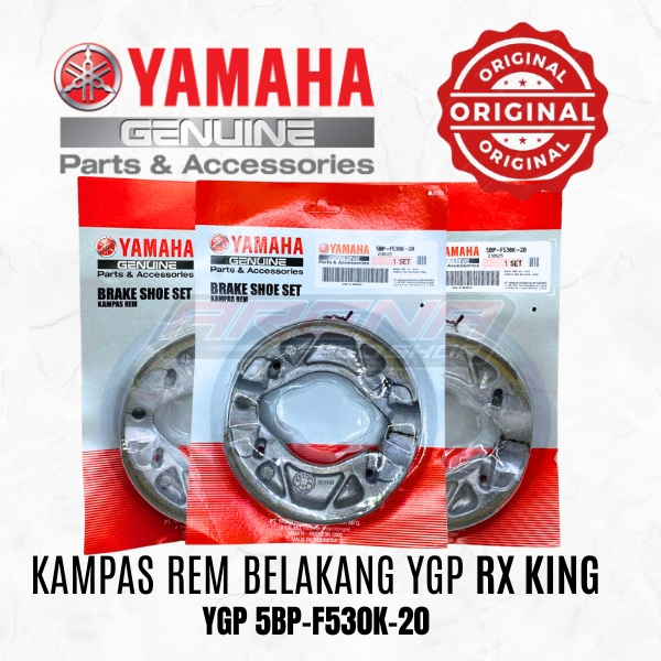 YGP 5BP-F530K-00 Brake Shoe Set RXK - Kampas Rem Belakang Scorpio Vixion Byson Original Yamaha