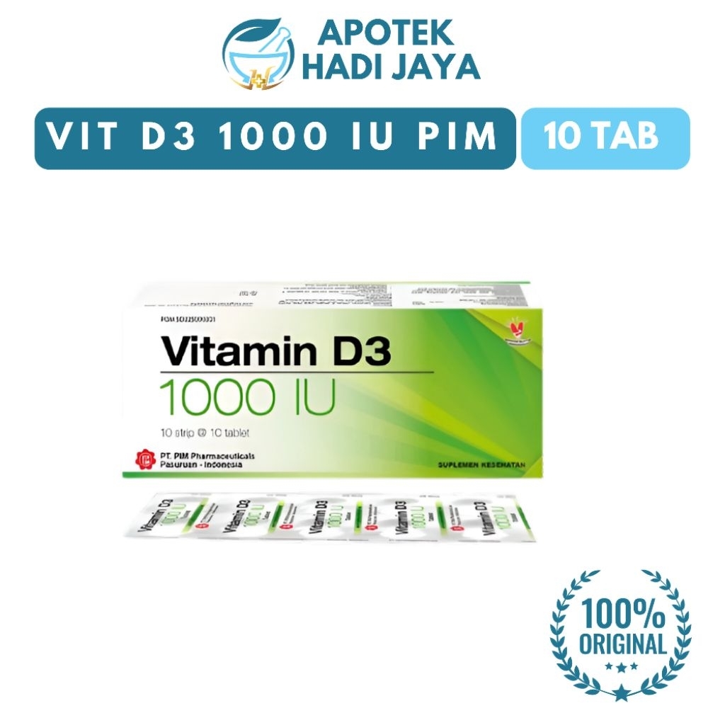 VITAMIN D3 - 1000 PIM (10 TABLET)
