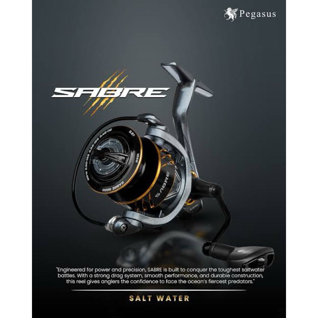 REEL SPINNING PEGASUS SABRE SW 500-4000 POWER HANDLE