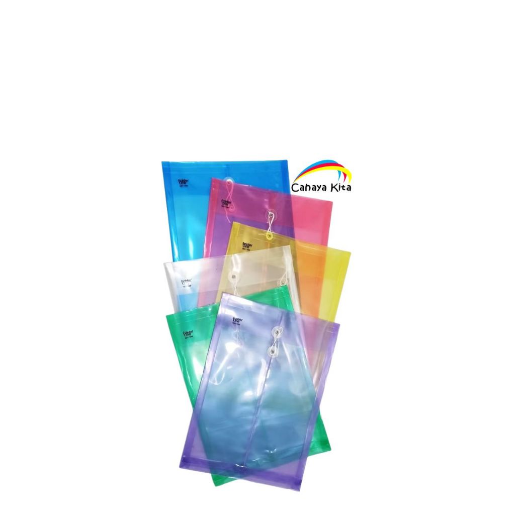FOLDER ONE - Map Plastik Tali Ukuran Folio / Map Plastik Tali Folio
