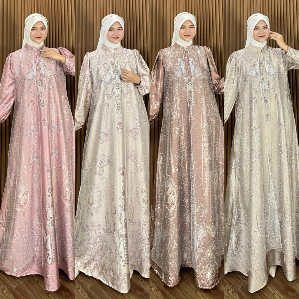 gamis edisi lebaran motif terbaru by jevani ld 110 pb 137