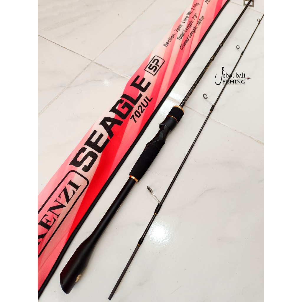 (KHUSUS KURIR GRAB/GOJEK SAJA) Rod Joran Pancing Spinning Kenzi SEAGLE 702UL