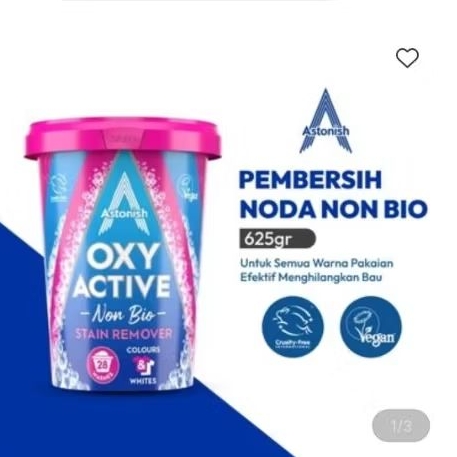 Astonish OXY plus stain remover 625g penghilang noda pakaian