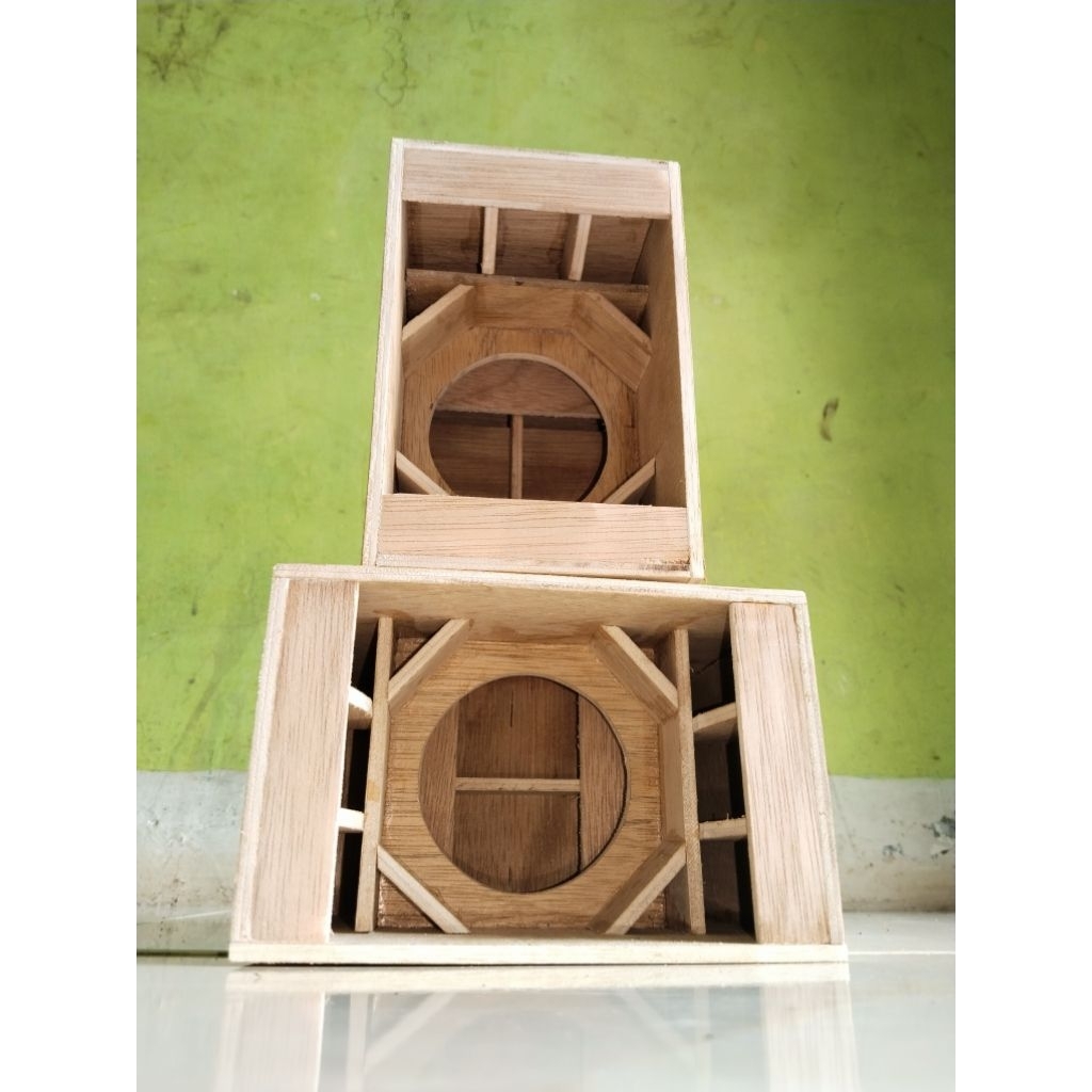 Box Speaker Miniatur Parathel 3 Inch - Bahan Triplek Semi Meranti 5mm, Kualitas Tinggi