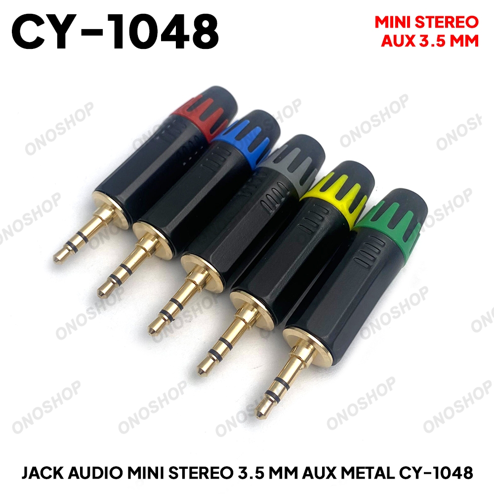 Jack Audio Mini Stereo 3.5 mm AUX Metal CY-1048