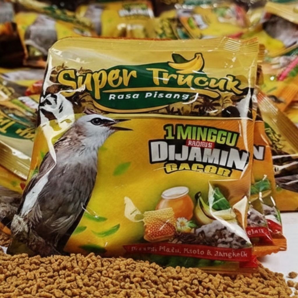 Pur/Voer Burung Trucuk | Super Trucuk Bikin Gacor Rasa Pisang