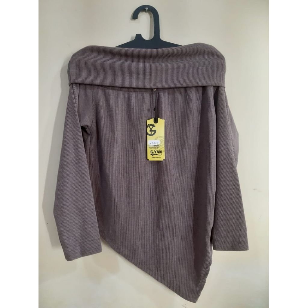 sabrina off shoulder knit top