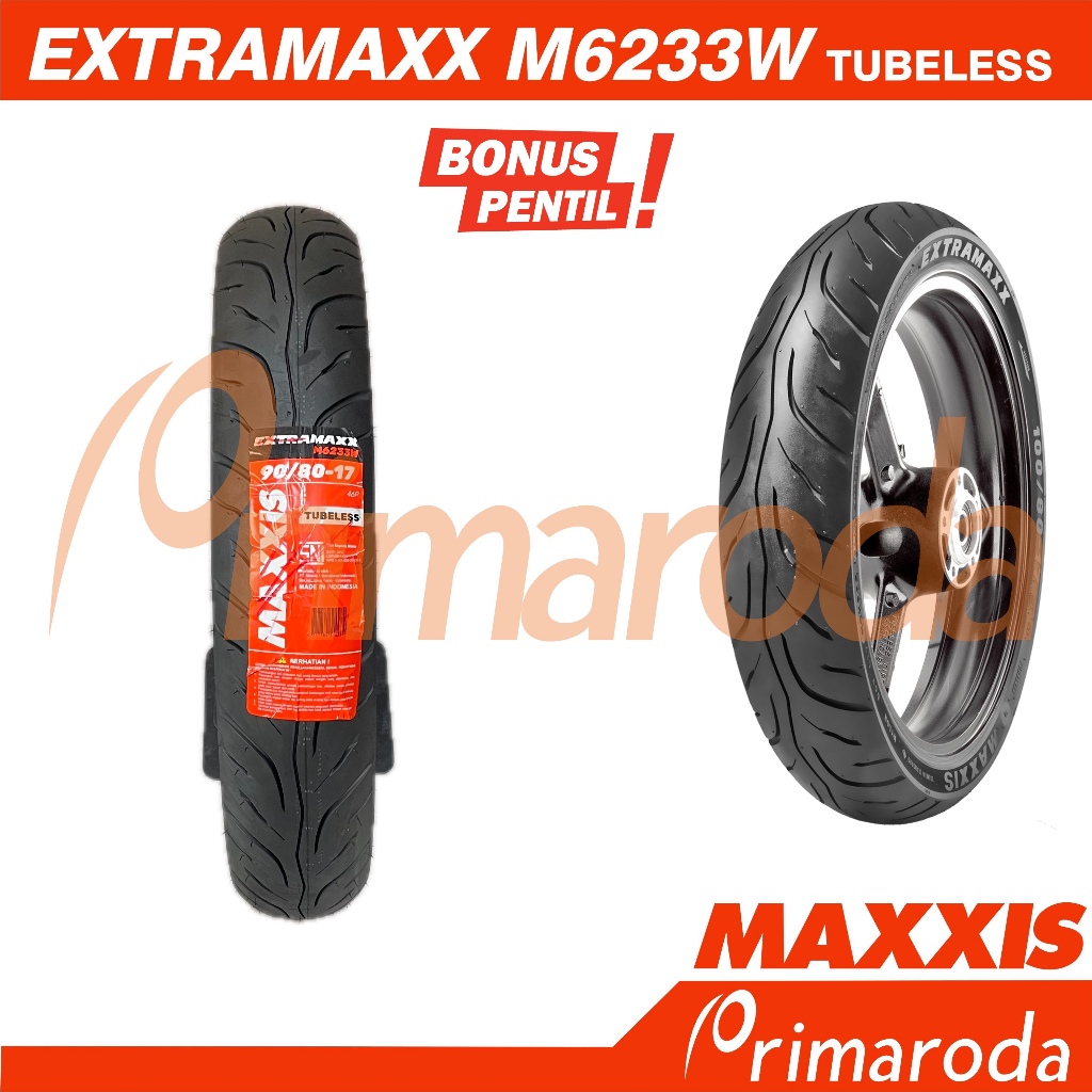 Ban Depan Suzuki GSX-R150 Tubeless 90/80-17 Maxxis Extramaxx