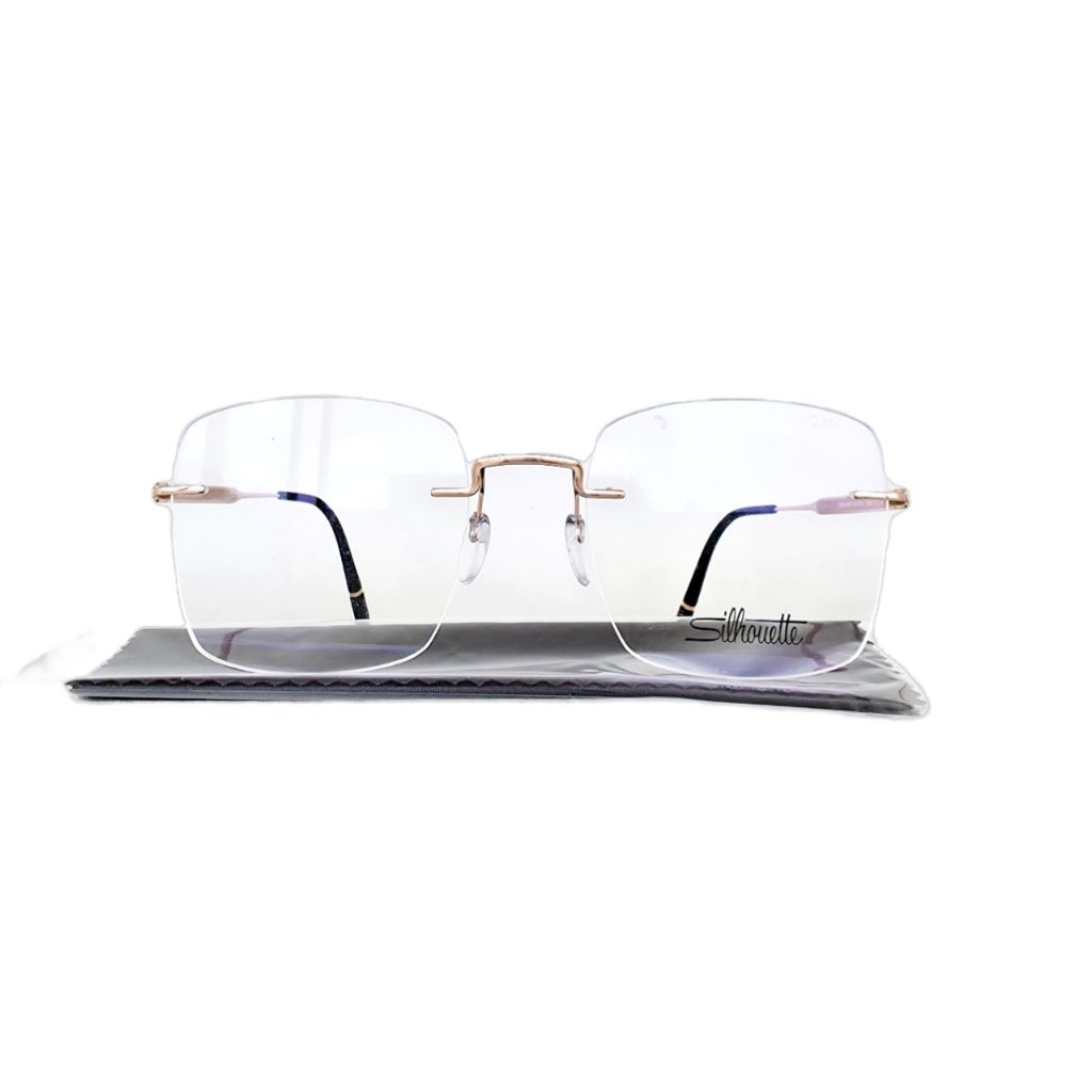 Frame Kacamata Silhouette The Visionary 5586 ND 51-20-145 Glossy Rosegold Original