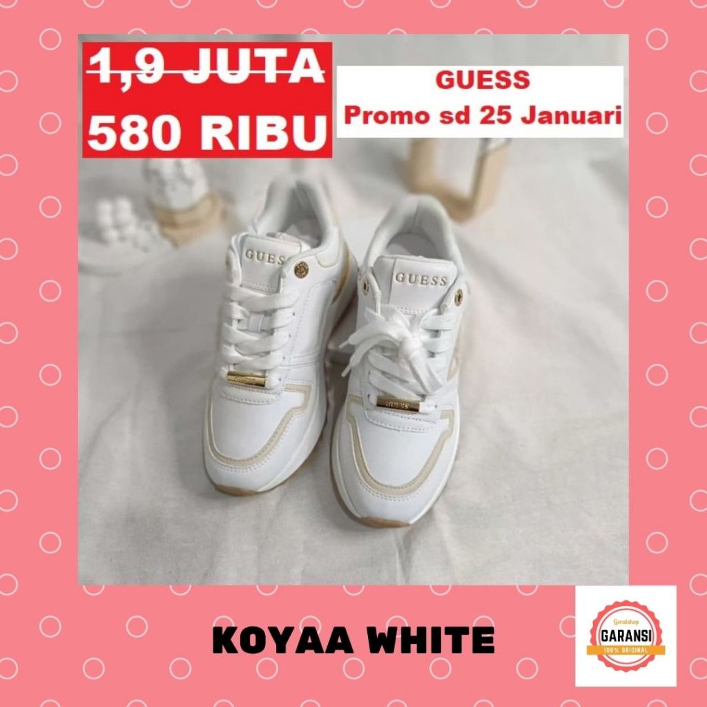 Sepatu sneakers wanita seri KOYAA Guess 100% original store
