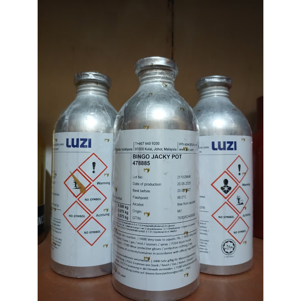 Parfum Bingo Jackpot inspired P.R 1 Million Lucky by Luzi 500ml Segel