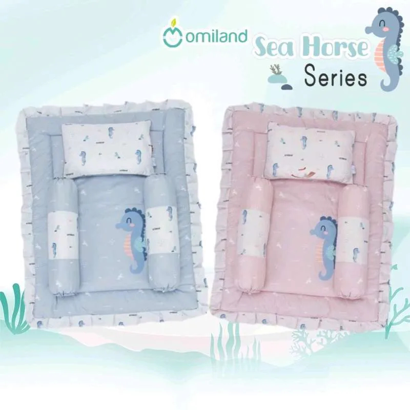 Omiland Matras Bayi Set Lengak Dengan Bantal Dan Guling