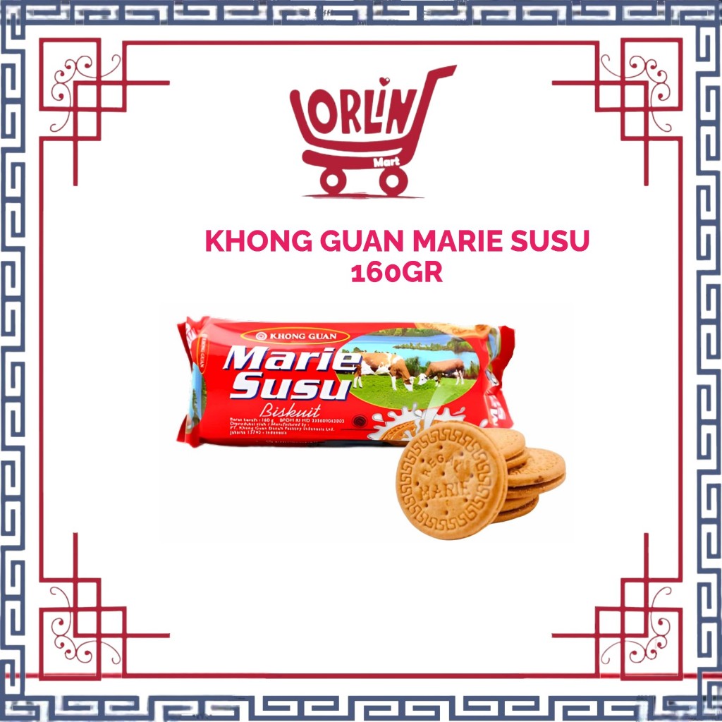 KHONG GUAN MARIE SUSU 160GR/KHONG GUAN/MARIE SUSU